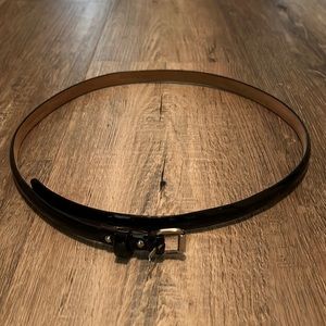 Ann Taylor Black Skinny Belt Size Small